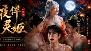 夜の霊姫 巨乳美女が毎晩肉体で仕え 深喉でしゃぶりさまざまな体位で精を搾り尽くす  