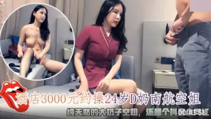 ホテルで3000円　24歳Dカップ南航CAを呼び出しハメ撮り