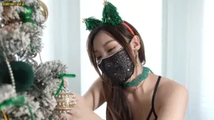 聖なる夜の贈り物 あなたの専用クリスマスバニー 米菲兔