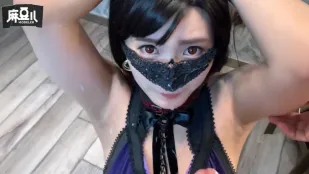 極上コスプレイヤーの大量口内射精
