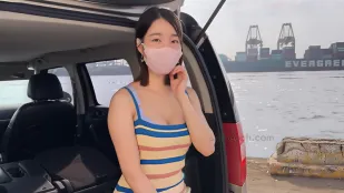 車内で義兄を誘う淫乱嫂さん　艾莉