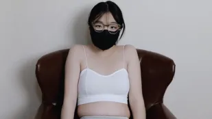 二ヶ月ぶりに身長175反差眼鏡娘女大の尺度アップ