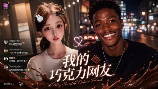 私のチョコレートネット友達 AI成人短劇 第1話 曖黒母狗が黒人を家に呼んでセックス 飢えて自ら跨りチョコレート棒を激しく揺すり精を搾る