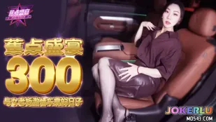 JDSY-300 女社長と激しく絡み合う禁断カーセックス