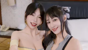 閨蜜逆襲NTR 雙人共享弟弟肉棒 雪倫＆啤兒