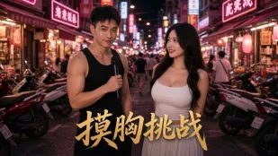 胸を触る挑戦 AI成人短劇 完全版 第1-4話